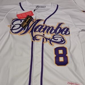 Headgear Classics White and Purple Mamba Jersey size medium NWT